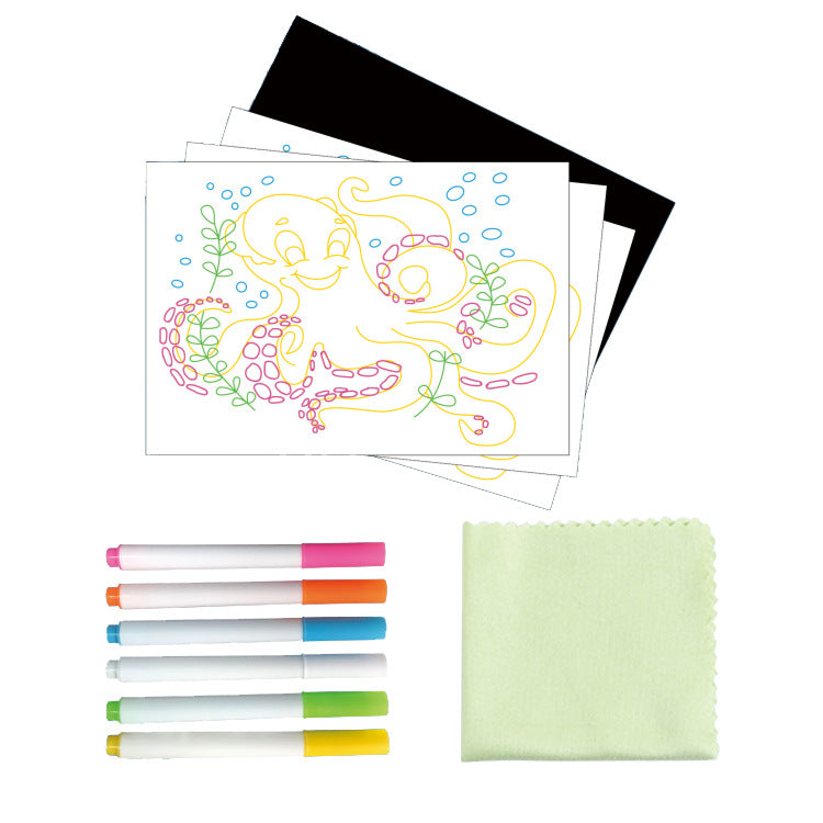LED Doodle Board- With Stencils and Dry Erase Markers